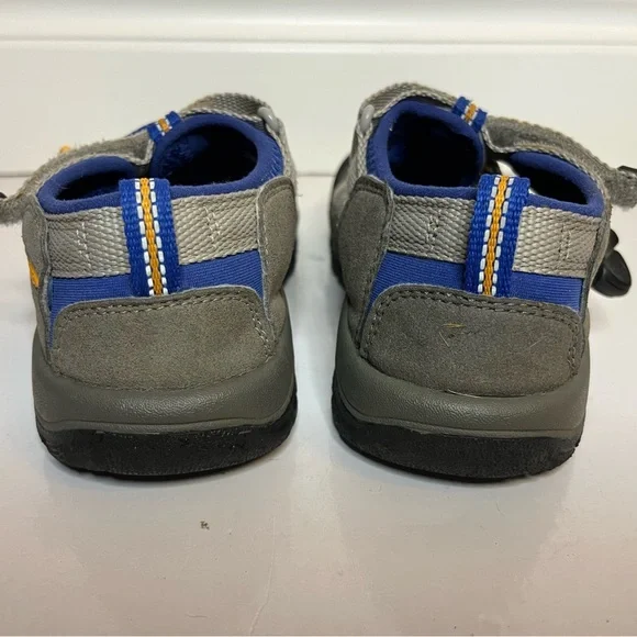 Keen Youth Size 13 Keen Newport H2 Water Sandals Hiking Shoes Gray Blue Kids Boy